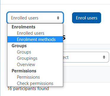 Enrolment methods