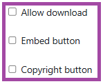 Screenshot of the ‘H5P options’ section (highlighted) within the settings of an H5P activity.