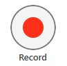 Image of record button.