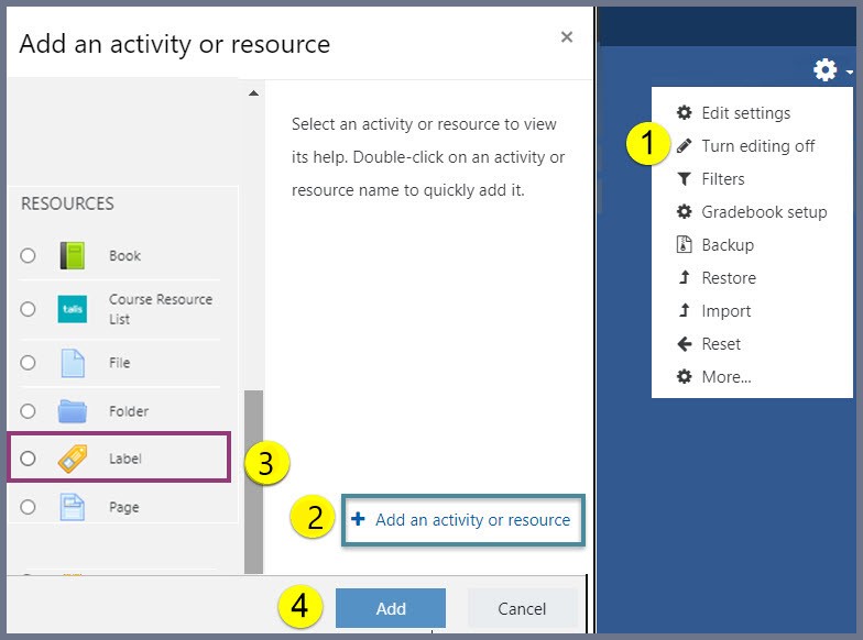 Steps to embed to Moodle