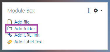 Module Leaders – Online Module Boxes in Moodle for staff – Digital ...