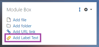 Module Leaders – Online Module Boxes in Moodle for staff – Digital ...