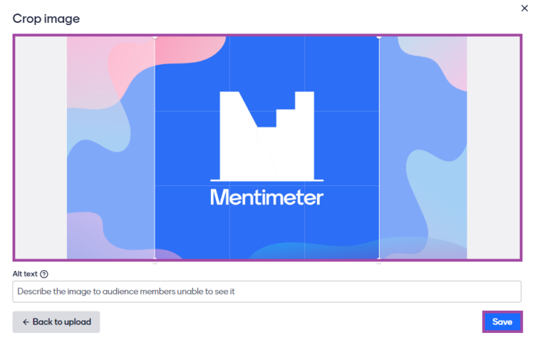 Where And How To Insert Images Into A Mentimeter Presentation ...